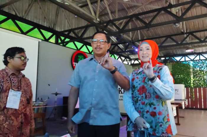 Senang Pertama Kali Gunakan Hak Pilih, Pj Gubernur Jateng Bakal Keliling Daerah Pantau Pemungutan Suara. KHAFIFAH ARINI PUTRI/JAWA POS RADAR SEMARANG