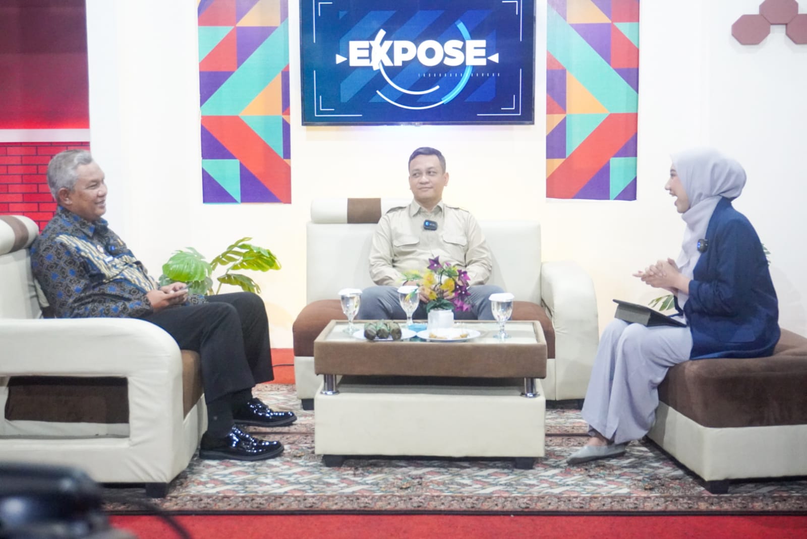 Kementerian Hukum dan HAM Jawa Tengah, Tejo Harwanto saat menjadi narasumber pada acara Talk Show Program Expose di Batik TV Pekalongan, Kamis (15/2/2024)