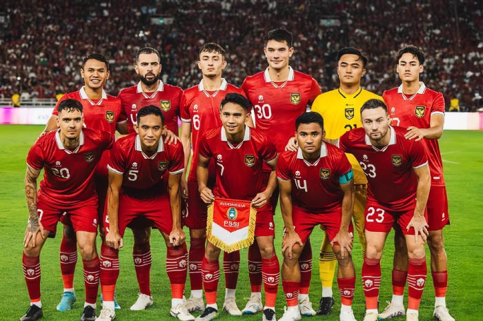 Timnas Indonesia naik empat peringkat di Ranking FIFA 2024.
