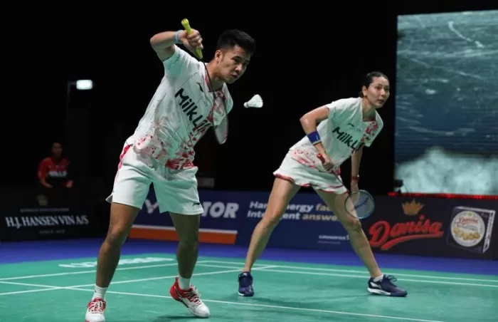 Ganda campuran Indonesia Dejan Ferdinansyah/Gloria Emanuelle Widjaja mendapatkan gelar juara India International 2023. (ANTARA/HO-PBSI)