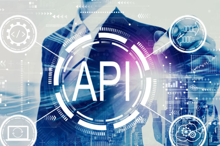 Ilustrasi layanan Application Programming Interface (API).
