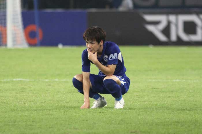 Taisei Marukawa akan menjadi tumpuan lini depan PSIS menghadapi Persib Bandung malam nanti (27/2/2024). (Baskoro Septiadi/Jawa Pos Radar Semarang)