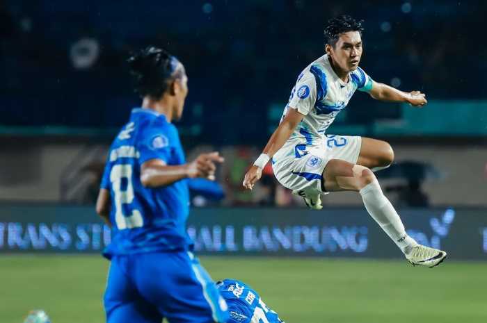 Kapten PSIS Septian David Maulana di laga versus Persib Selasa (27/2/2024) malam. (PSIS FC OFFICIAL)