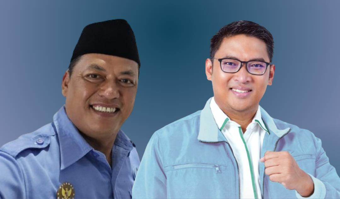 Pemilik CV Diana Ria Enterprise H Muntohar dan Ketua DPD Partai Gerindra Jateng Sudaryono. (Wahibpribadi)