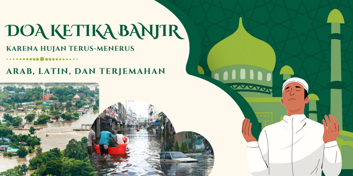 Ilustrasi doa ketika banjir