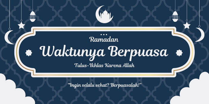 Ilustrasi ajakan berpuasa