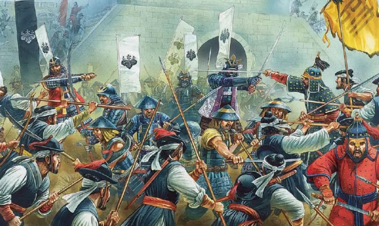 Perang Imjin, antara Kekaisaran Jepang, Korea dan Tiongkok