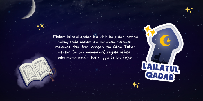 Ilustrasi lailatul qadar