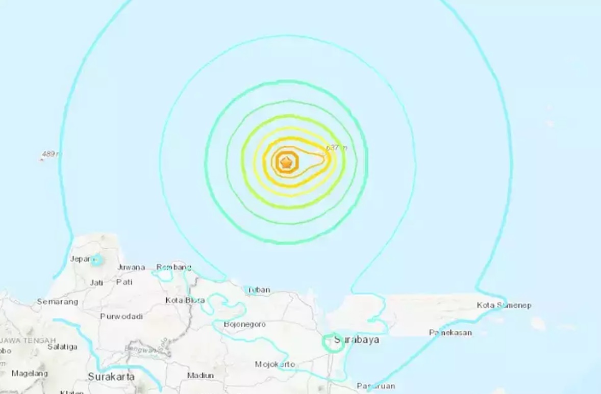 Pusat Gempa Tuban