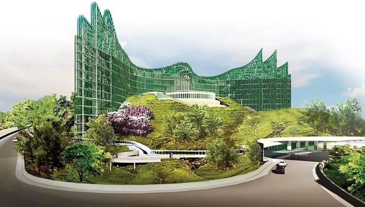 Ilustrasi pembangunan IKN
