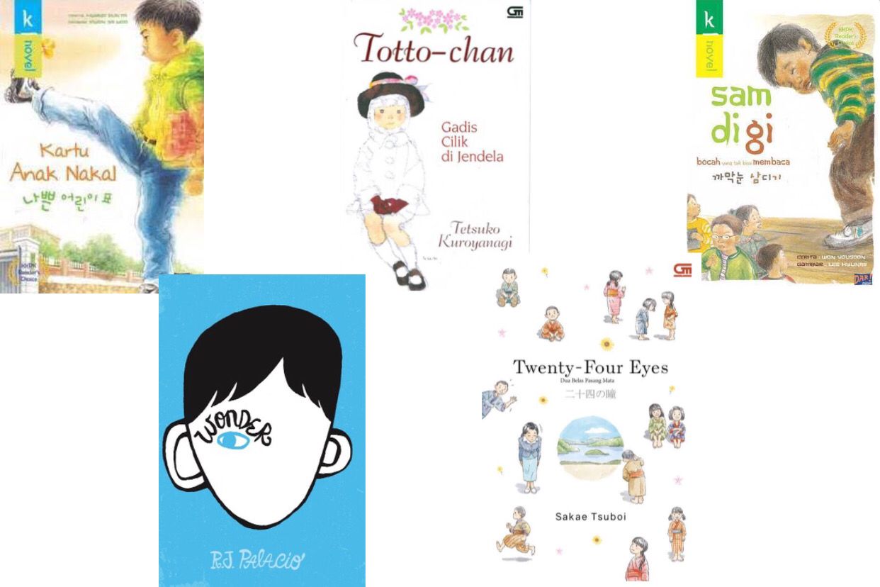 Rekomendasi buku-buku novel bertema pembelajaran