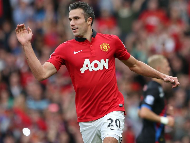 Robin Van Persie saat membela MU