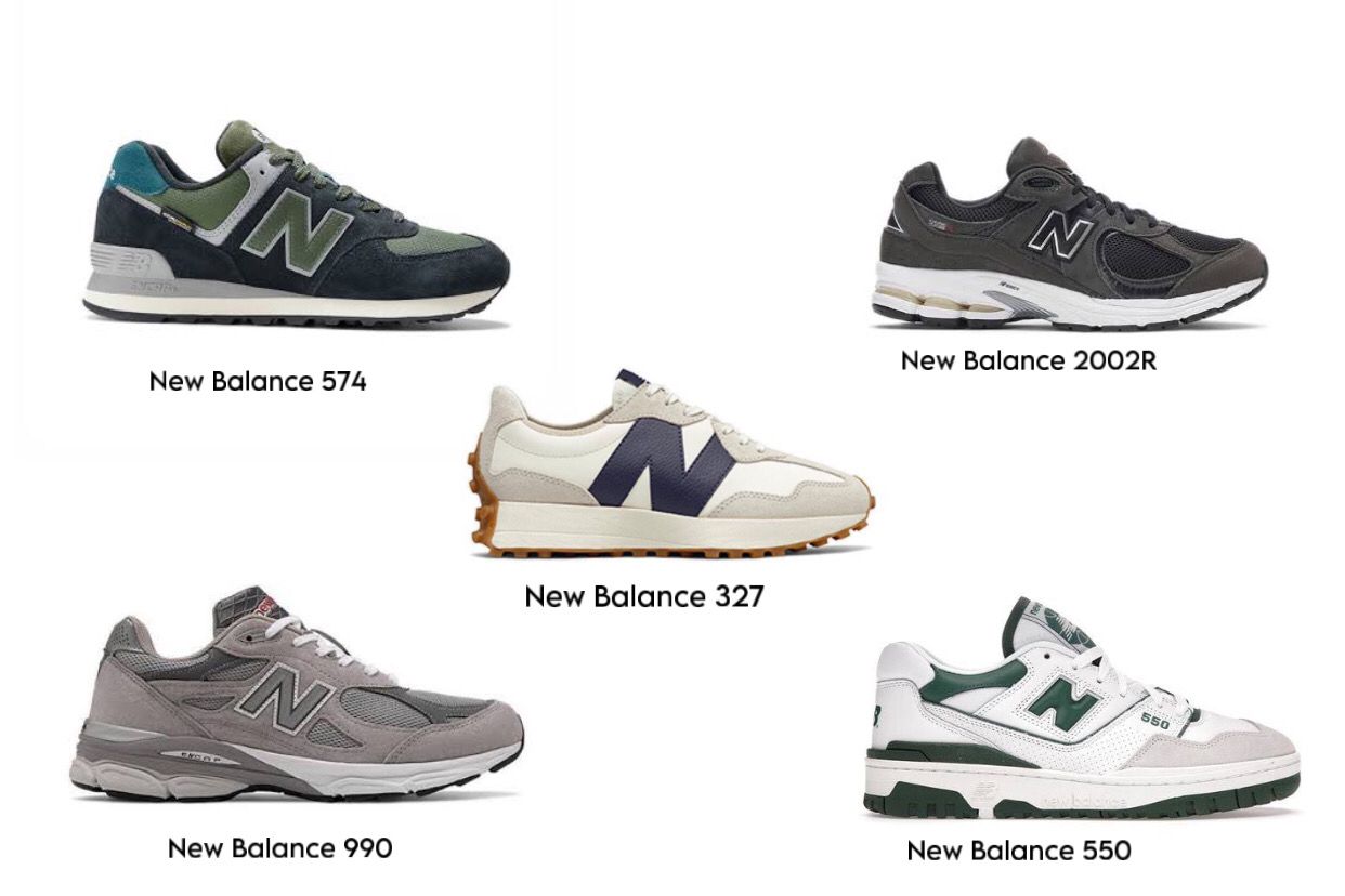 Berbagai tipe sepatu New Balance terikonik