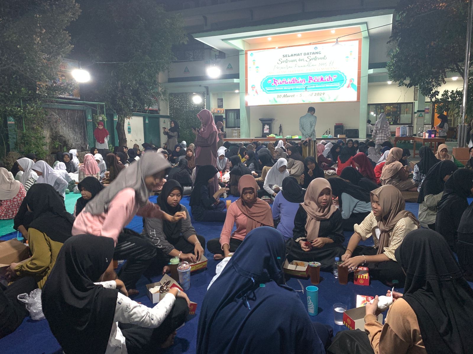 Suasana pesantren ramadan di SMP IT PAPB Kota Semarang