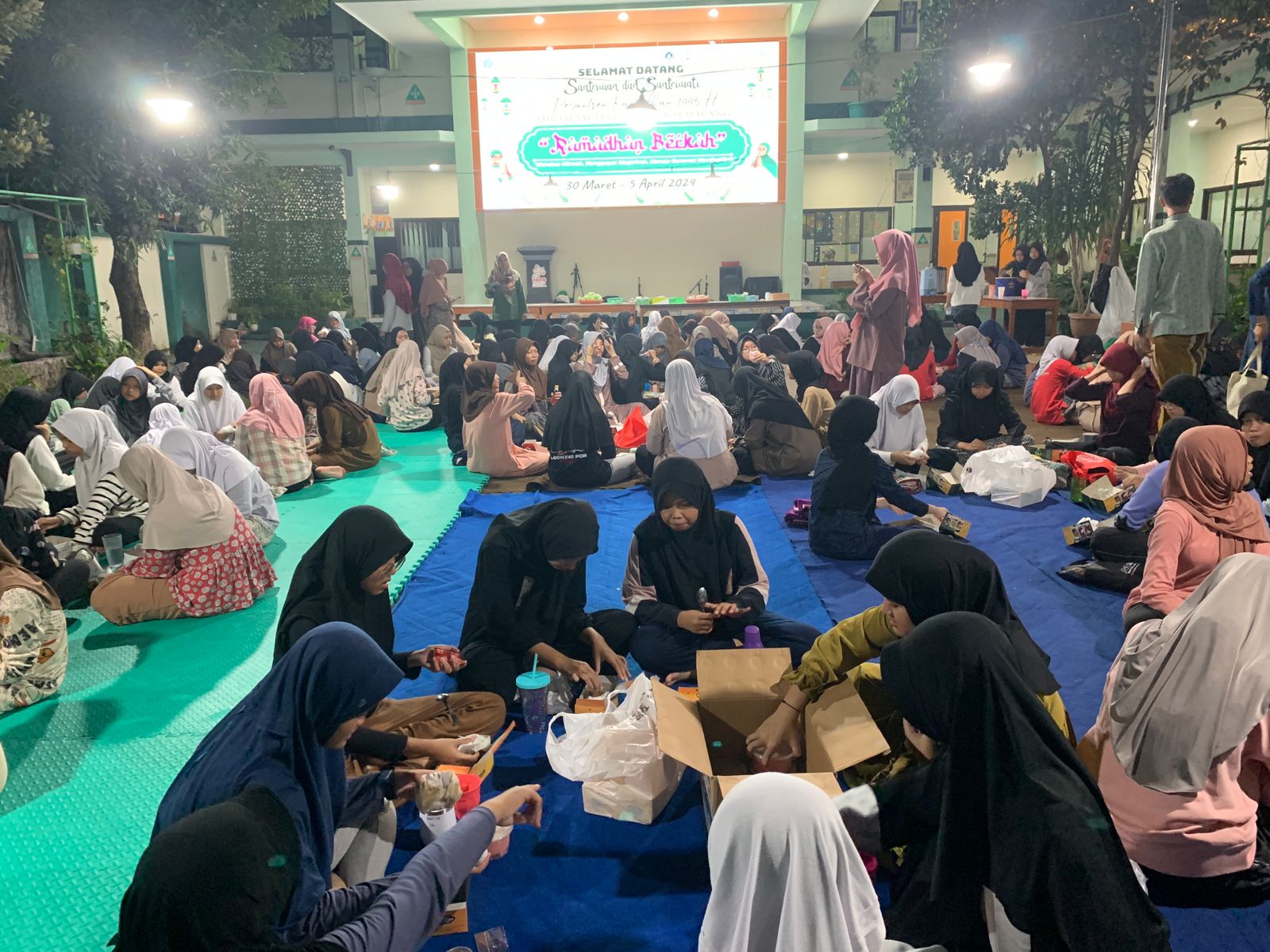 Suasana pesantren ramadan di SMP IT PAPB Kota Semarang