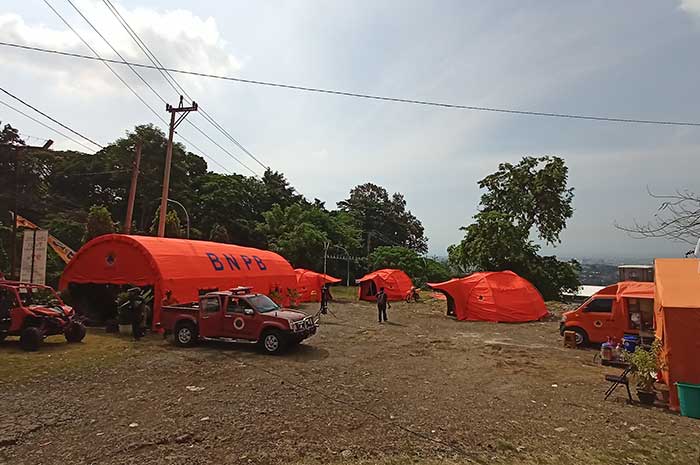 Posko mudik yang dibangun&nbsp;BPBD&nbsp;Kota Semarang, menawarkan pemandangan Semarang bawah dan memiliki fasilitas yang lengkap. ADENNYAR WYCAKSONO/JAWA POS RADAR SEMARANG