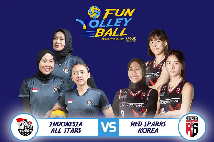Fun Volleyball 2024 Indonesia All-Star vs Red Sparks.