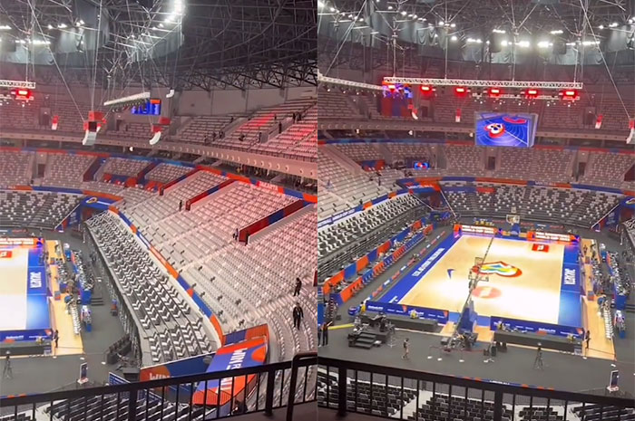 Venue Indonesia Arena, Senayan Jakarta.
