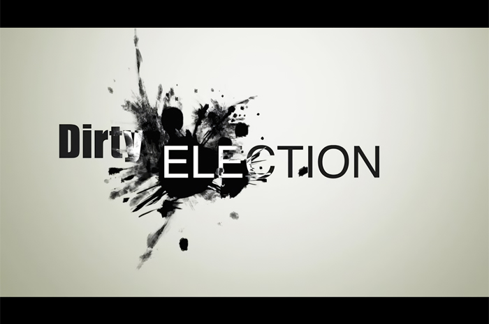 Cover film dokumenter Dirty Election.