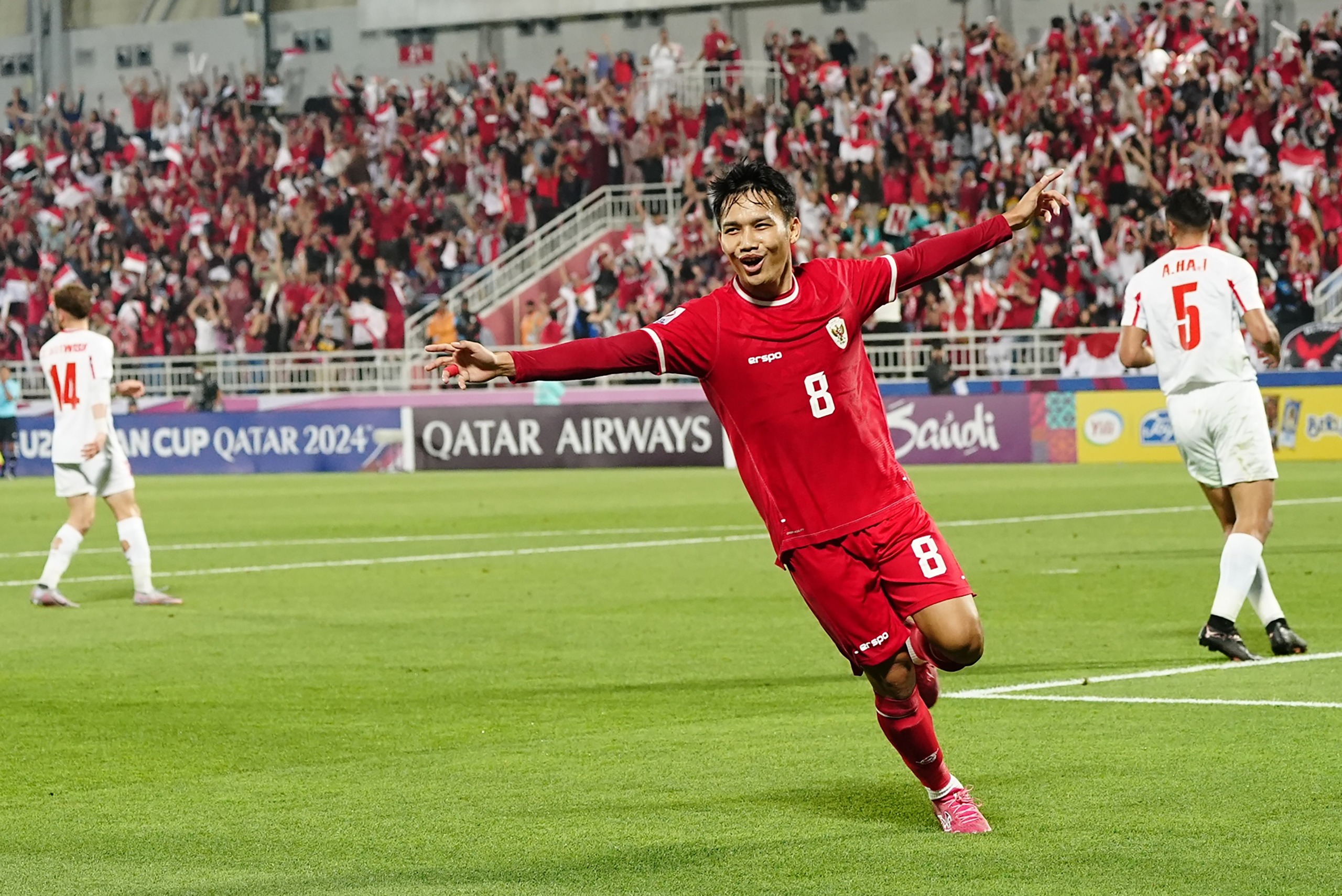 Indonesia berhasil lolos ke 8 besar Piala Asia U-23