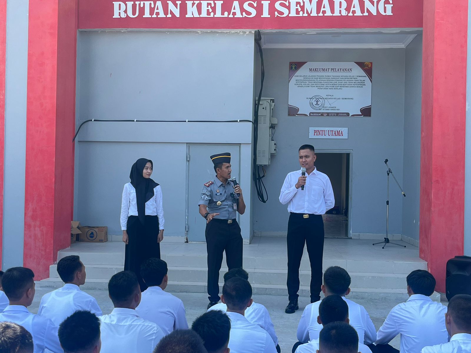 Sebanyak 126 CPNS Penjaga Tahanan menjalani orientasi di Kanwil Kemenkumham Jateng, Senin (22/4/2024)
