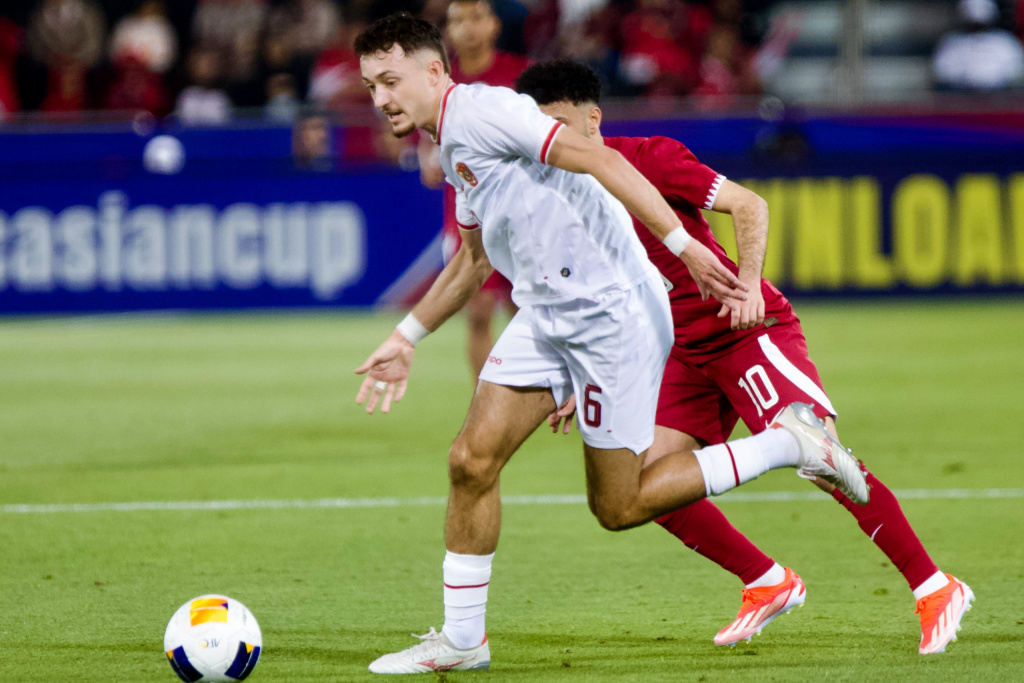 Indonesia saat hadapi Qatar