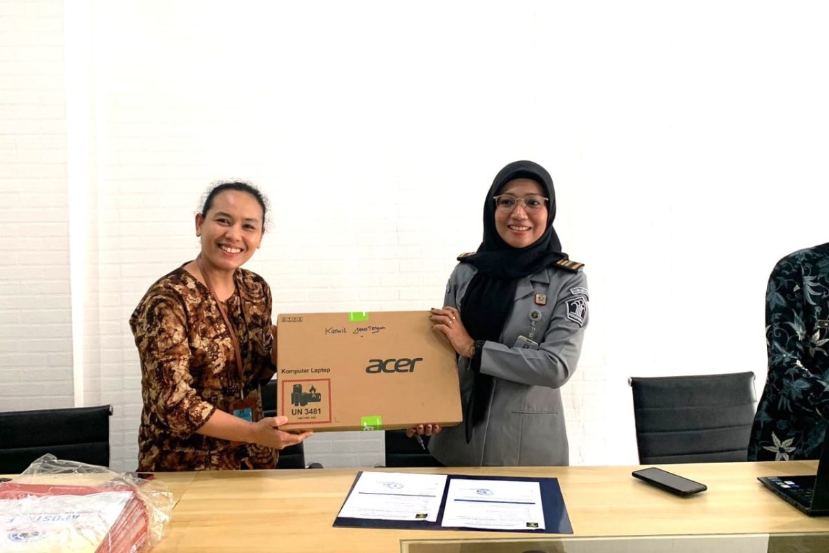 Kemenkumham Jateng mendapatkan Coaching dan Mentoring Legalisasi dari Direktorat Jenderal Administrasi Hukum Umum, Selasa (23/4/2024).