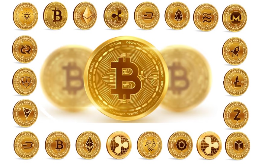 Kolase Bitcoin dan Cryptocurrency.
