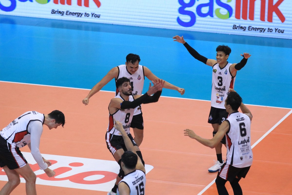 Jakarta Lavani ketika tampil di Proliga Seri Yogyakarta. (Proliga)