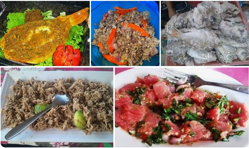 Kolase Tangkap Layar Kuliner Ikan Mentah
