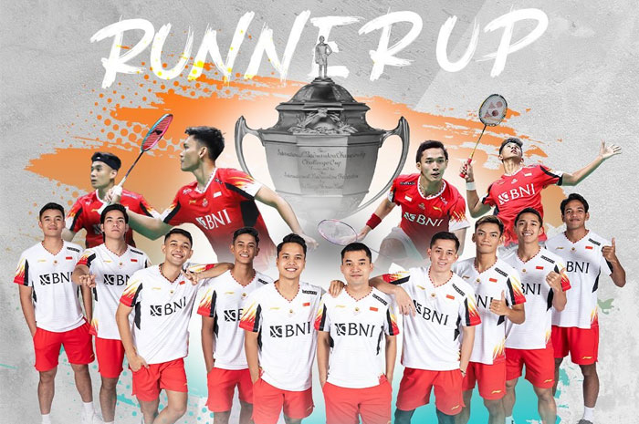 Tim Bulutangkis Putra Indonesia harus pulang sebagai Runner Up usai kalah dari China di Final Thomas Cup 2024, Minggu (5/5) malam.