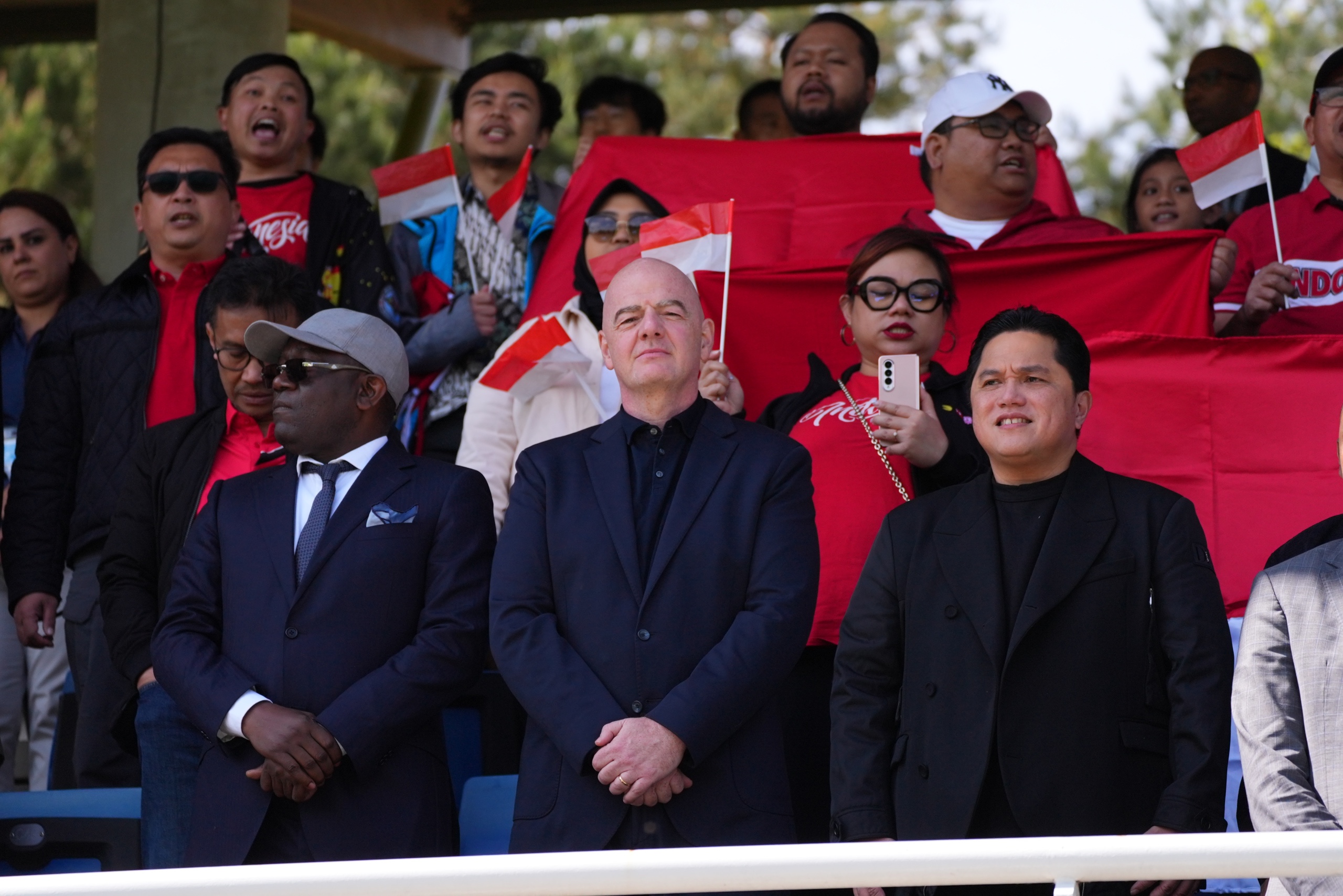 Ketum PSSI Erick Thohir dan Presiden FIFA
