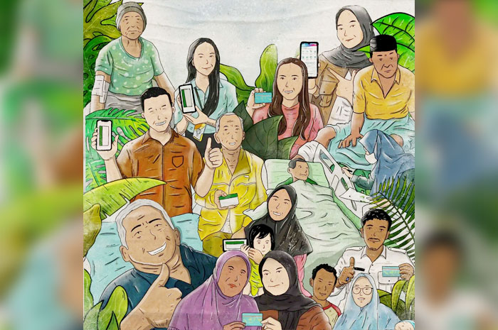 Ilustrasi peserta BPJS Kesehatan.