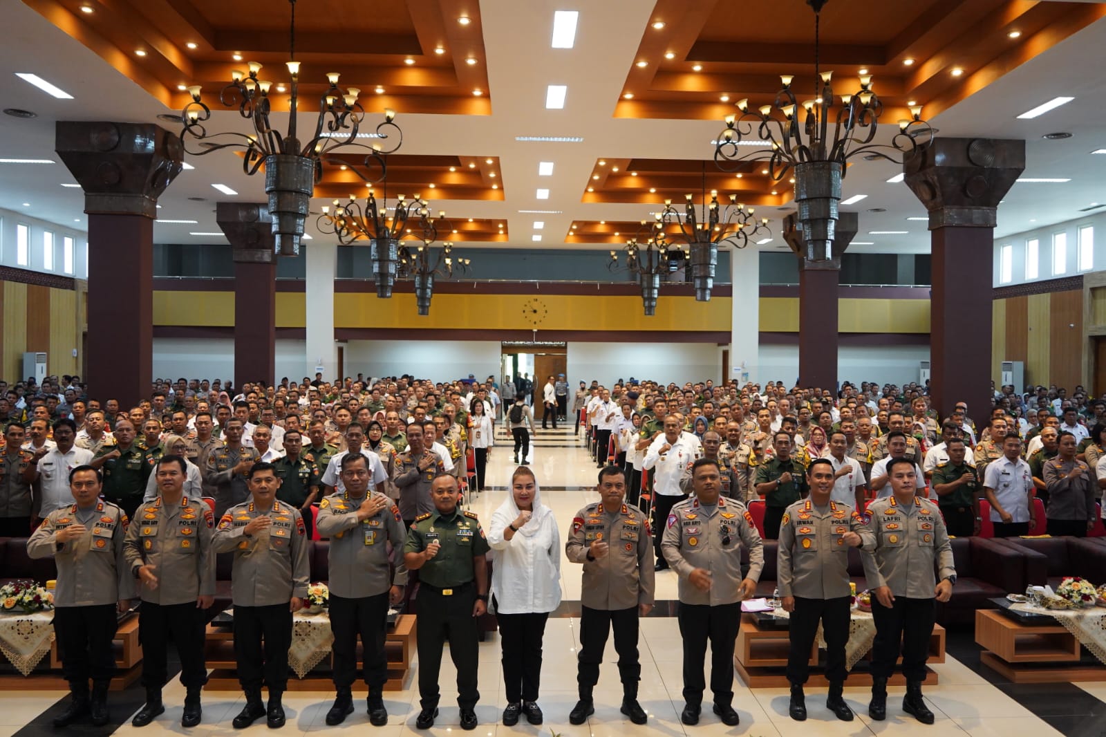 Konsolidasi Tiga Pilar di Gedung Serba Guna Politeknik Ilmu Pelayaran (PIP) Kota Semarang, Rabu (15/5).