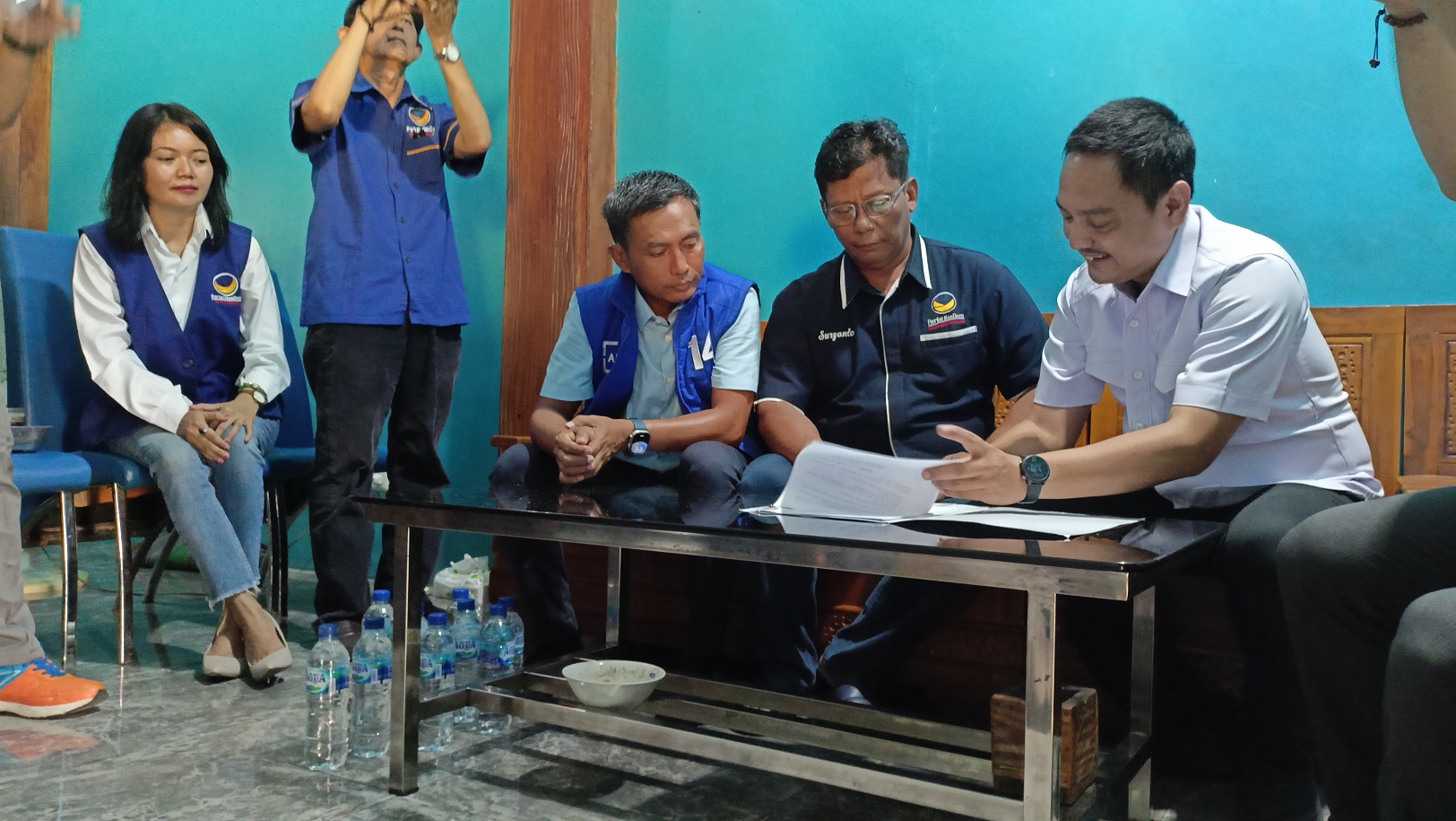 BERMANUVER : Yoyok Sukawi terus melakukan manuver politik salah satunya dengan menggandeng Partai Nasdem