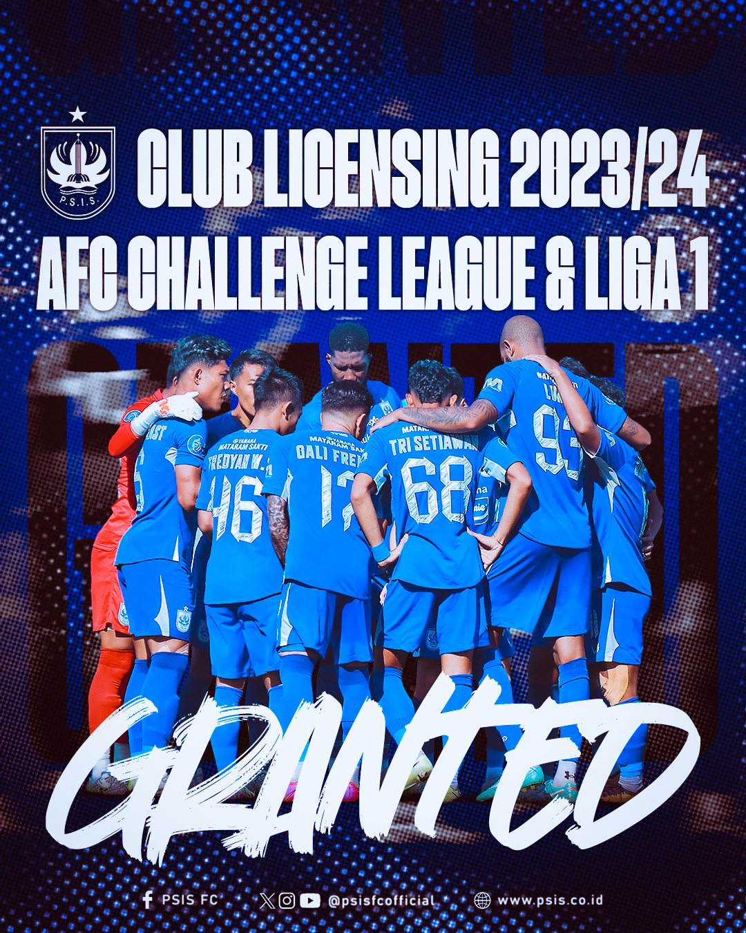PSIS Berhasil raih lisensi klub AFC