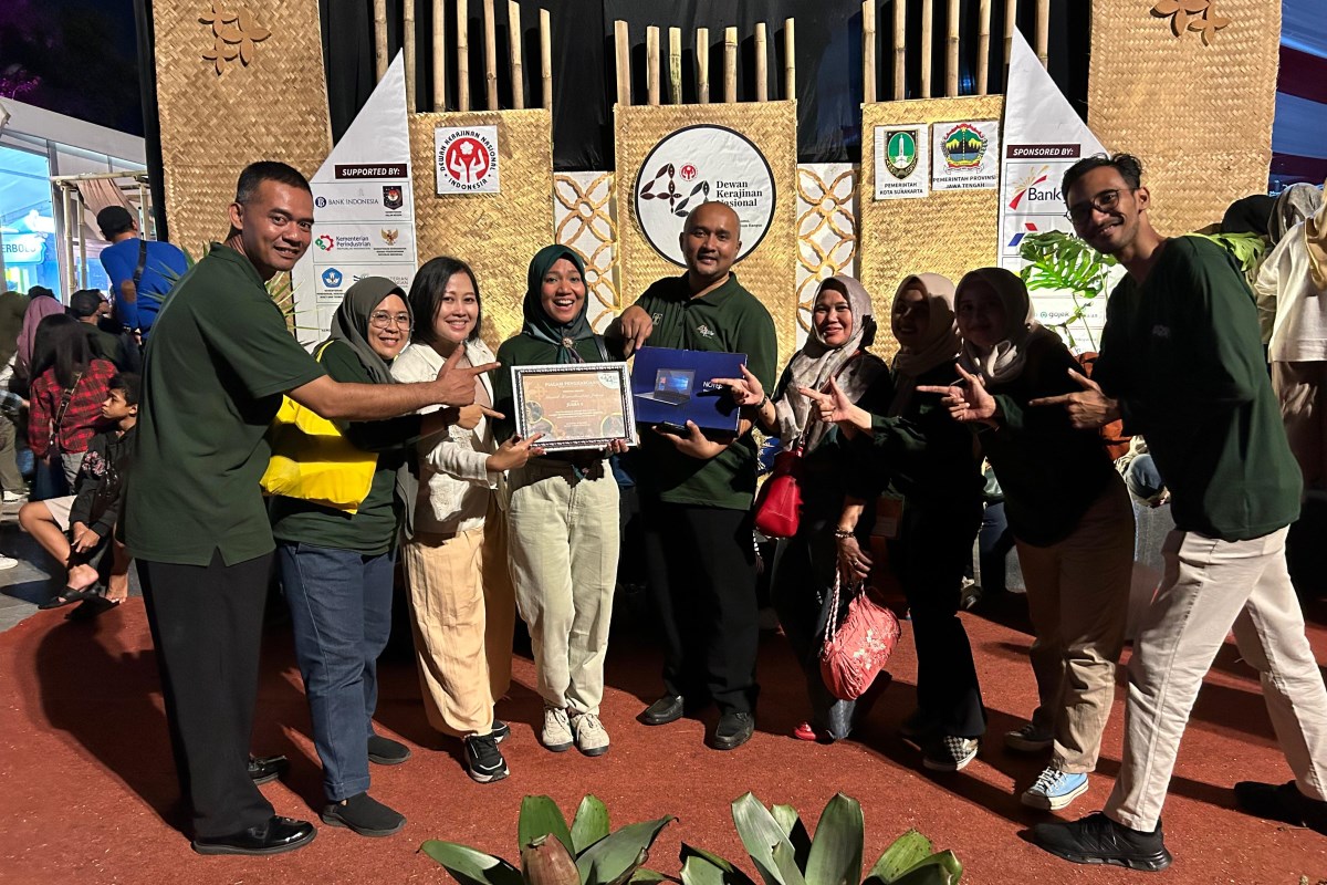 Kantor Wilayah Kementerian Hukum dan HAM Jawa Tengah meraih Juara 2 Stand Terbaik Kategori Kementerian Lembaga dalam gelaran Dewan Kerajinan Nasional (Dekranas) Expo Tahun 2024.