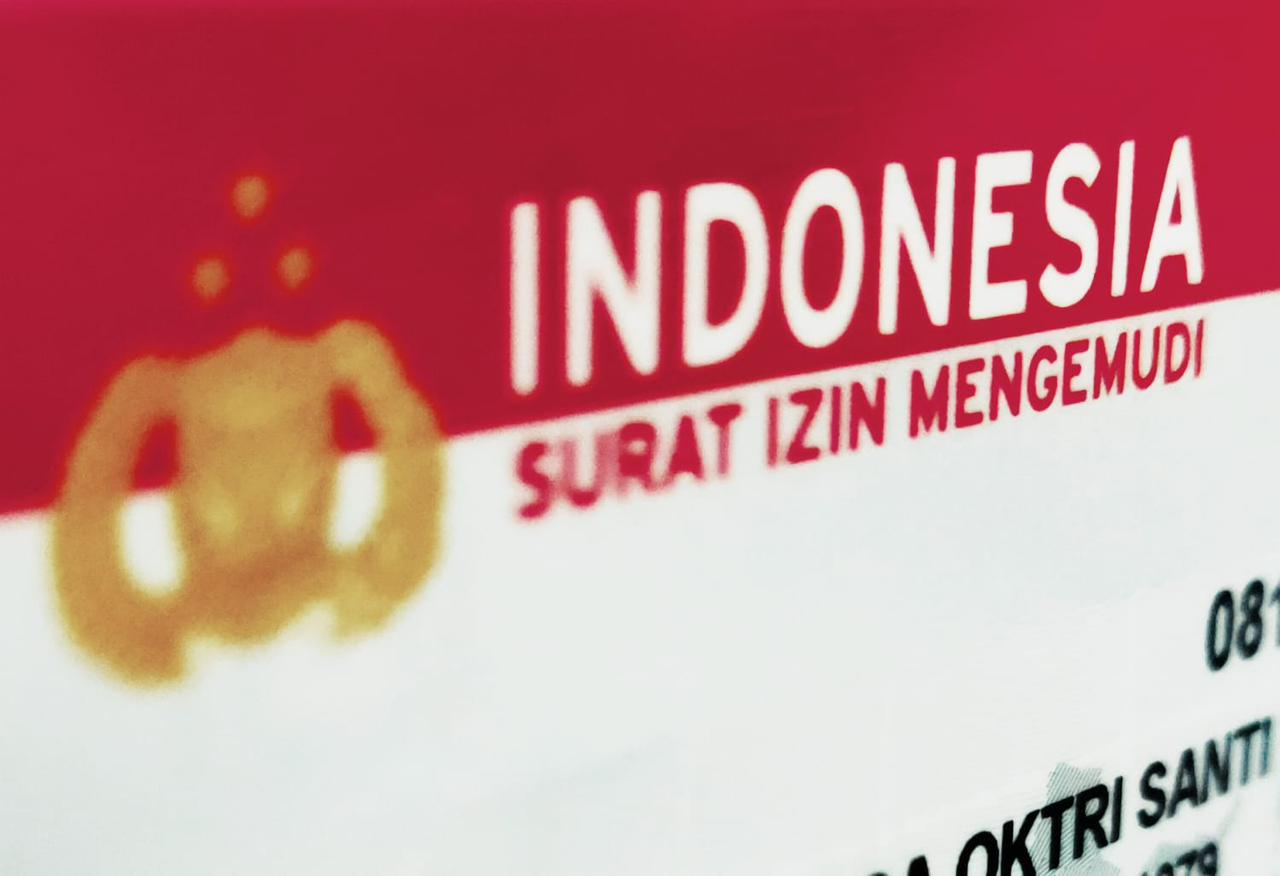 Ilustrasi Surat Ijin Mengemudi di Indonesia