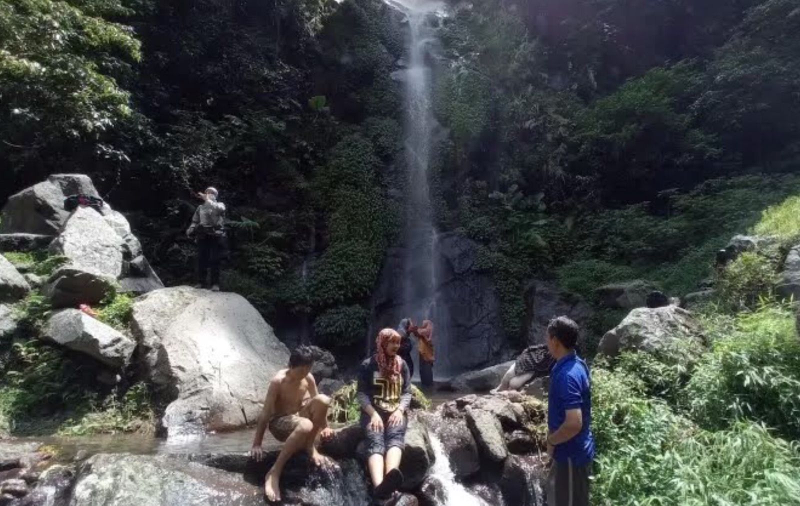 Potret Air Terjun Semirang yang diabadikan oleh Radar Semarang