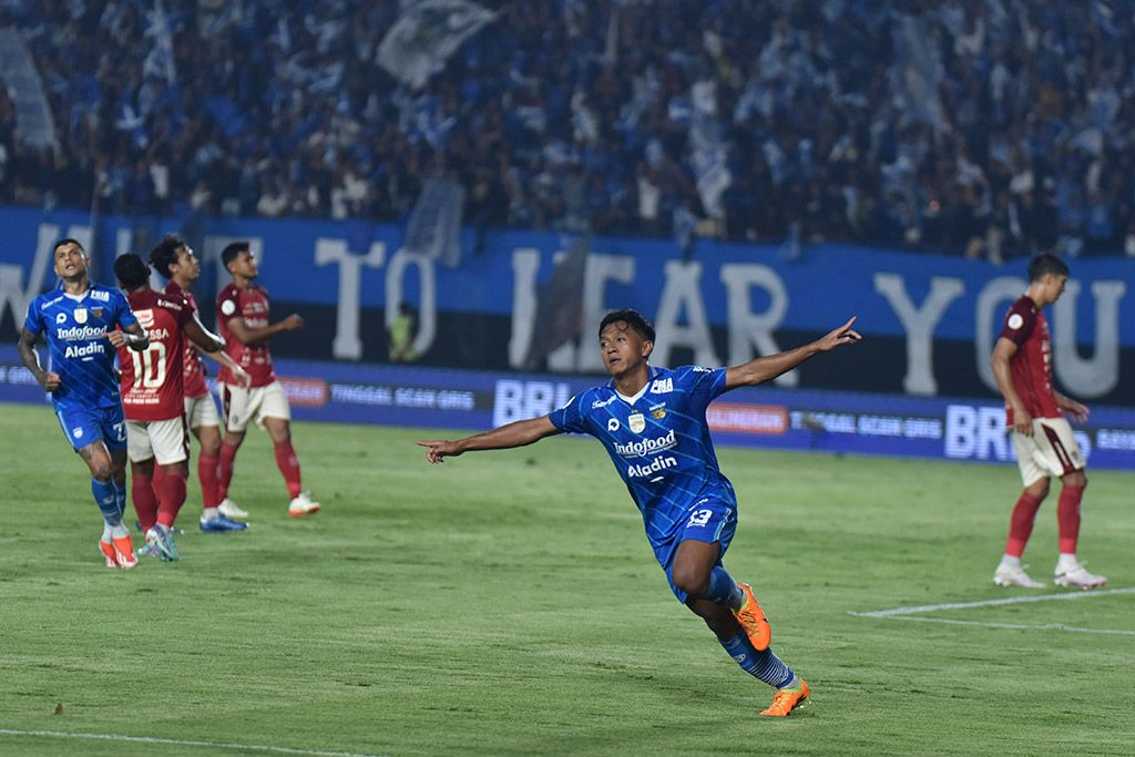 Febri cetak gol ke gawang Bali United