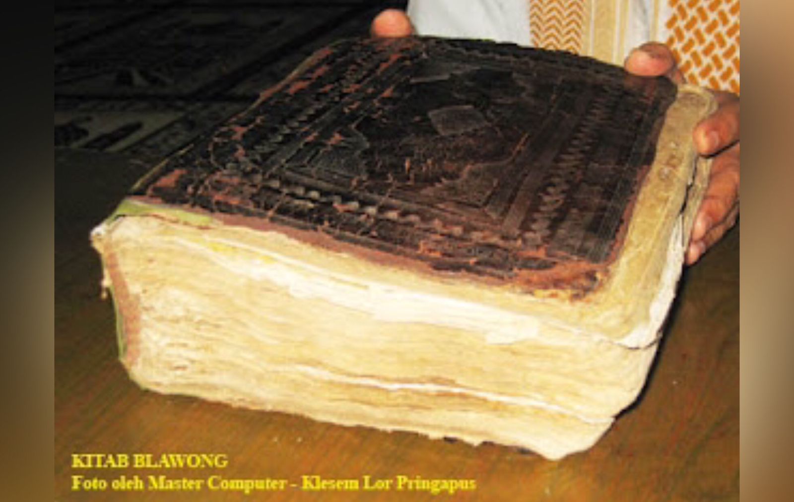 Potret Kitab Blawong Pringapus Tulisan Syekh Basyaruddin