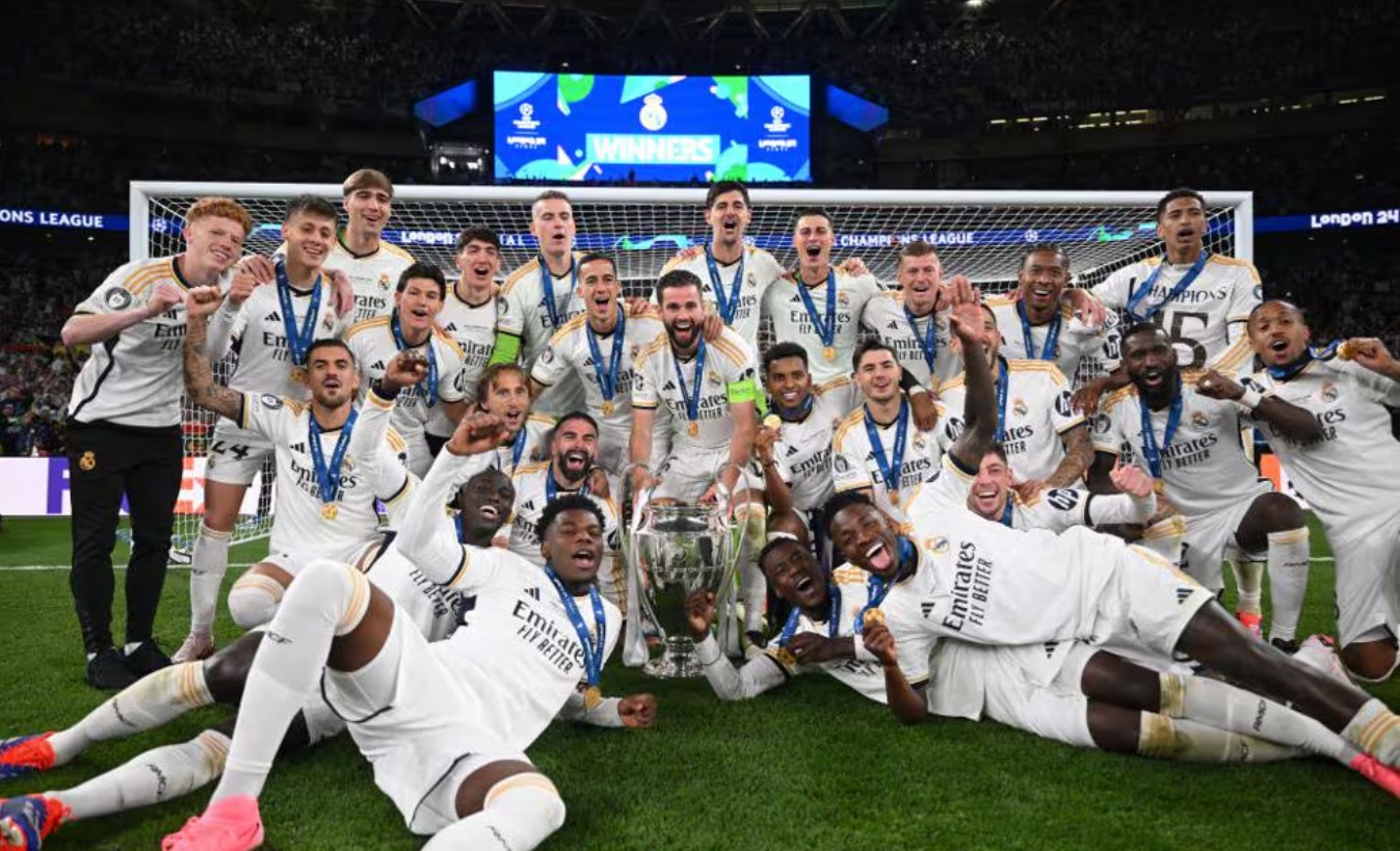 Real Madrid raih gelar UCL ke 15