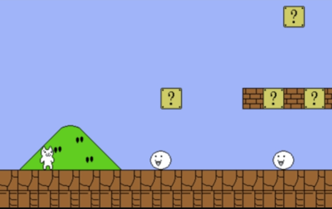 Tampilan game Cat Mario