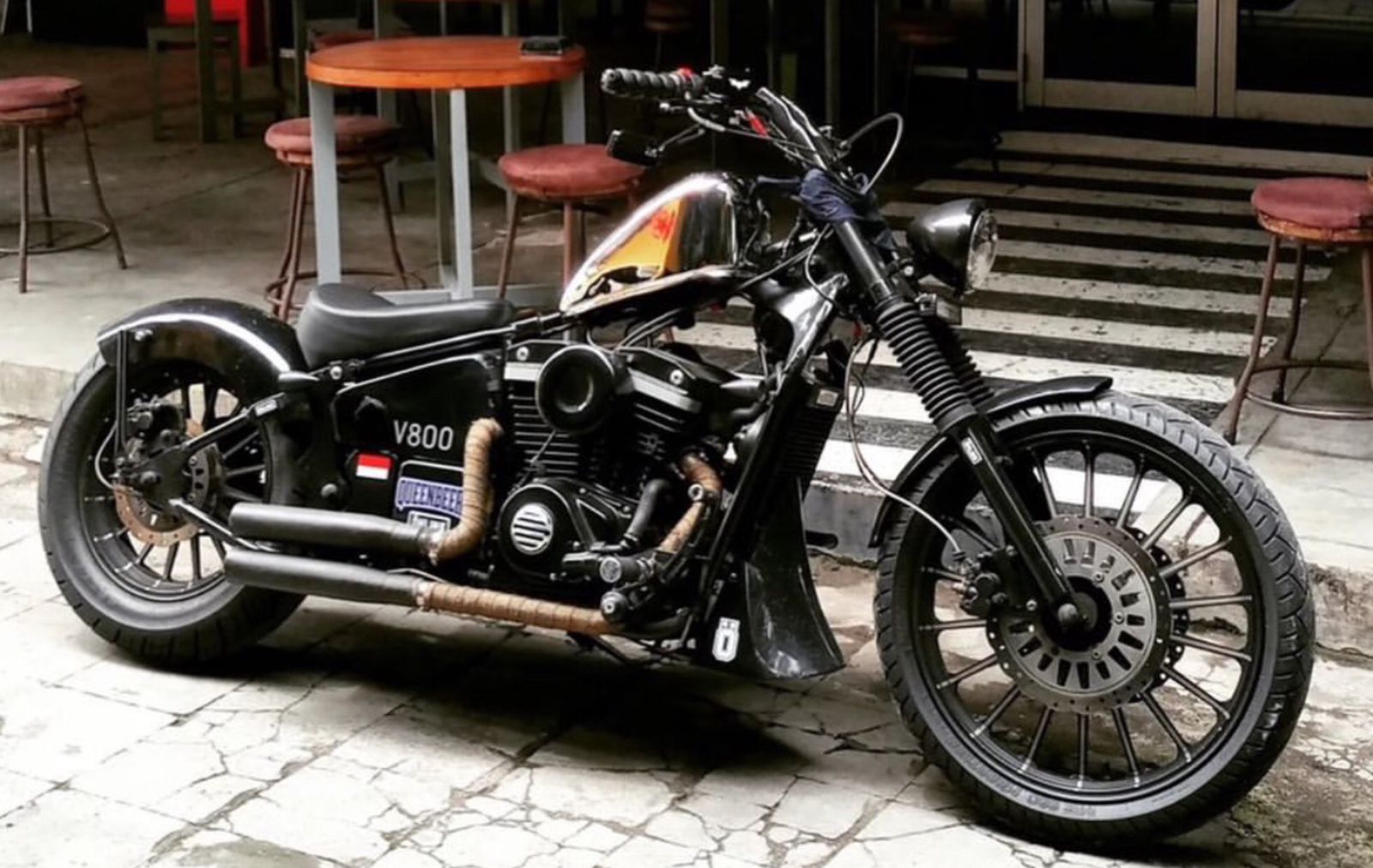 Potret Motor Kustom Bobber