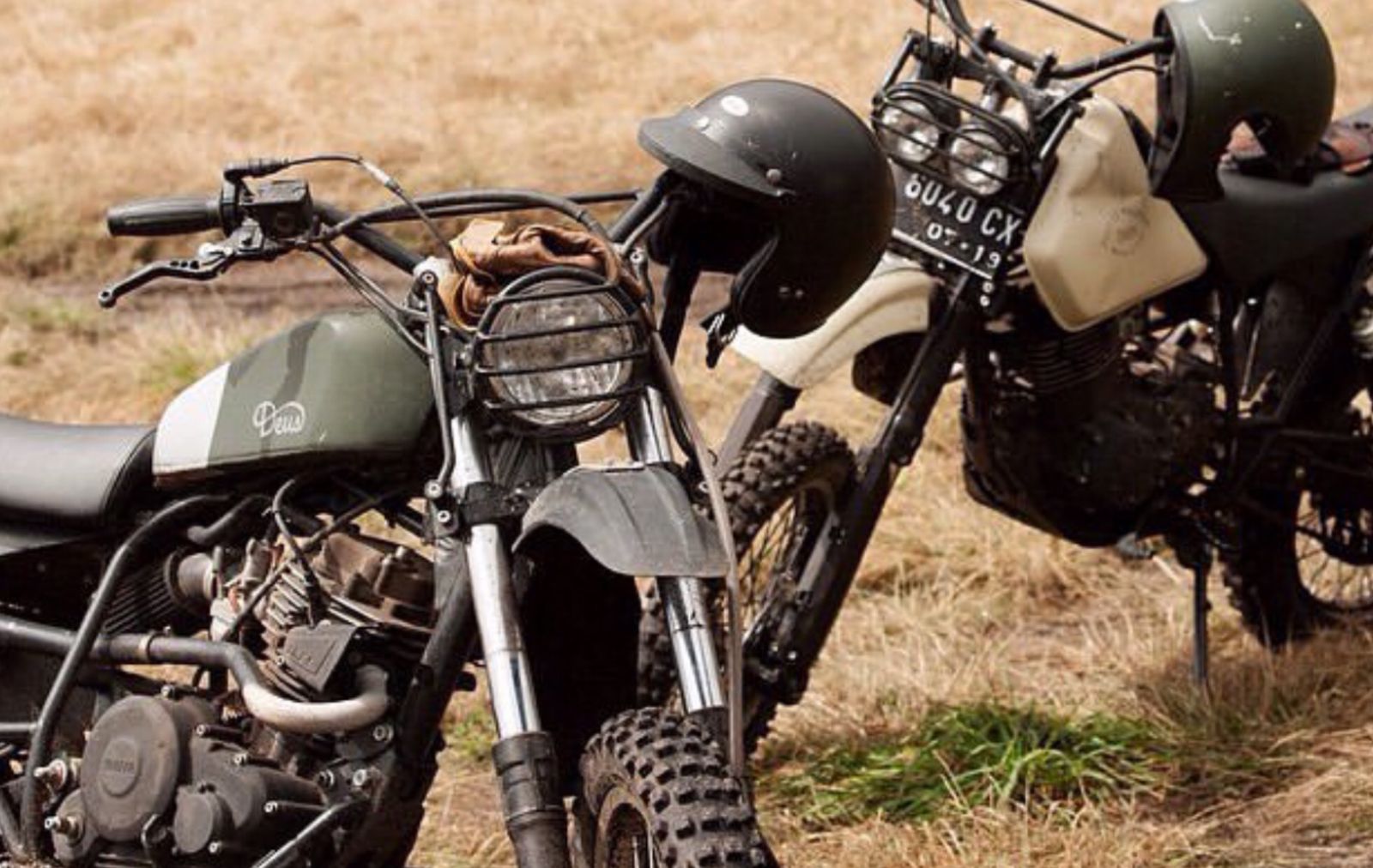 Potret Motor Kustom Scrambler
