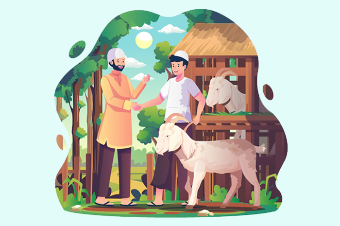 Ilustrasi Manfaat berqurban yang luar biasa di Hari Raya Idul Adha.