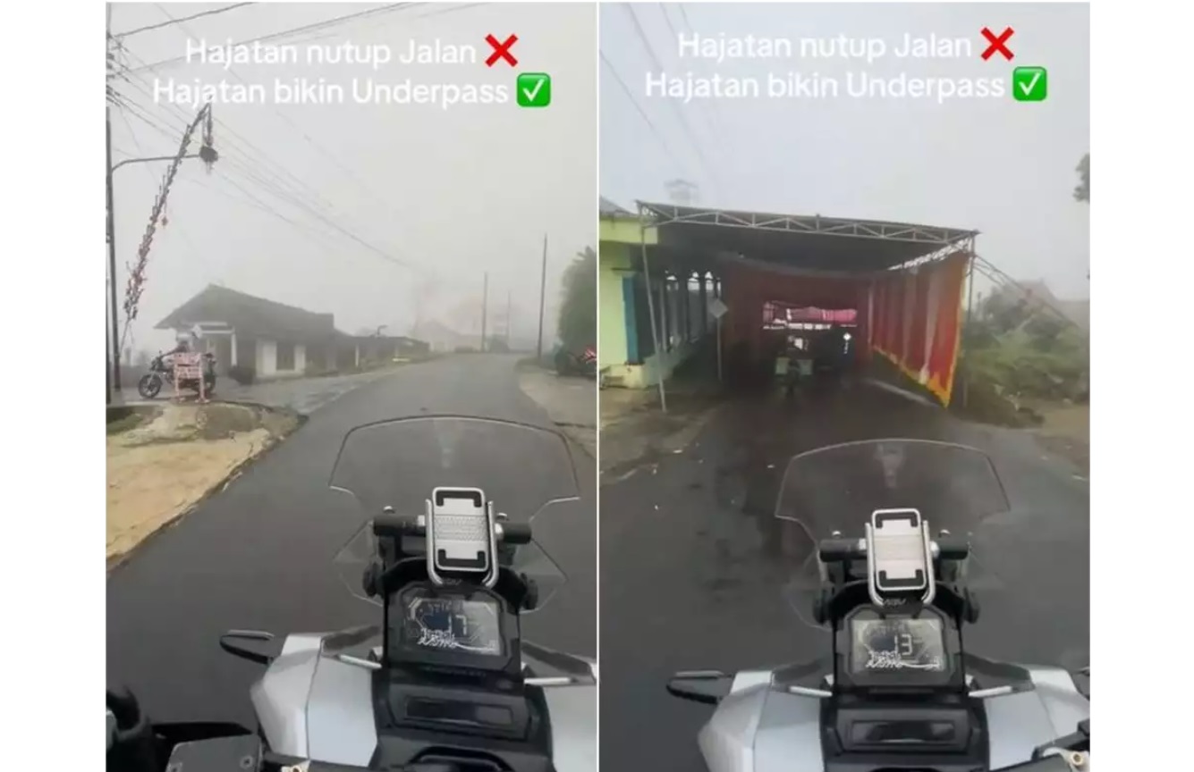 Panggung Hajatan Unik ala Underpass