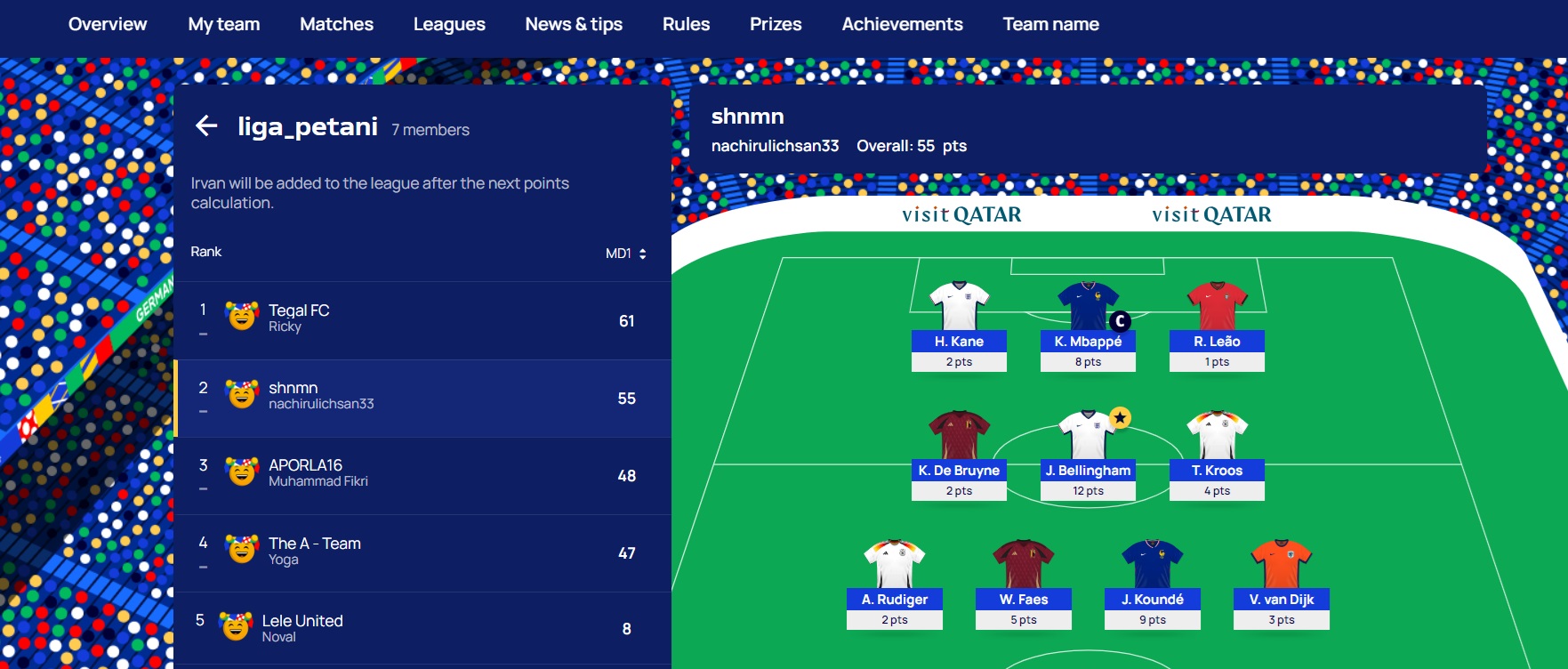 Game Euro Fantasy 2024