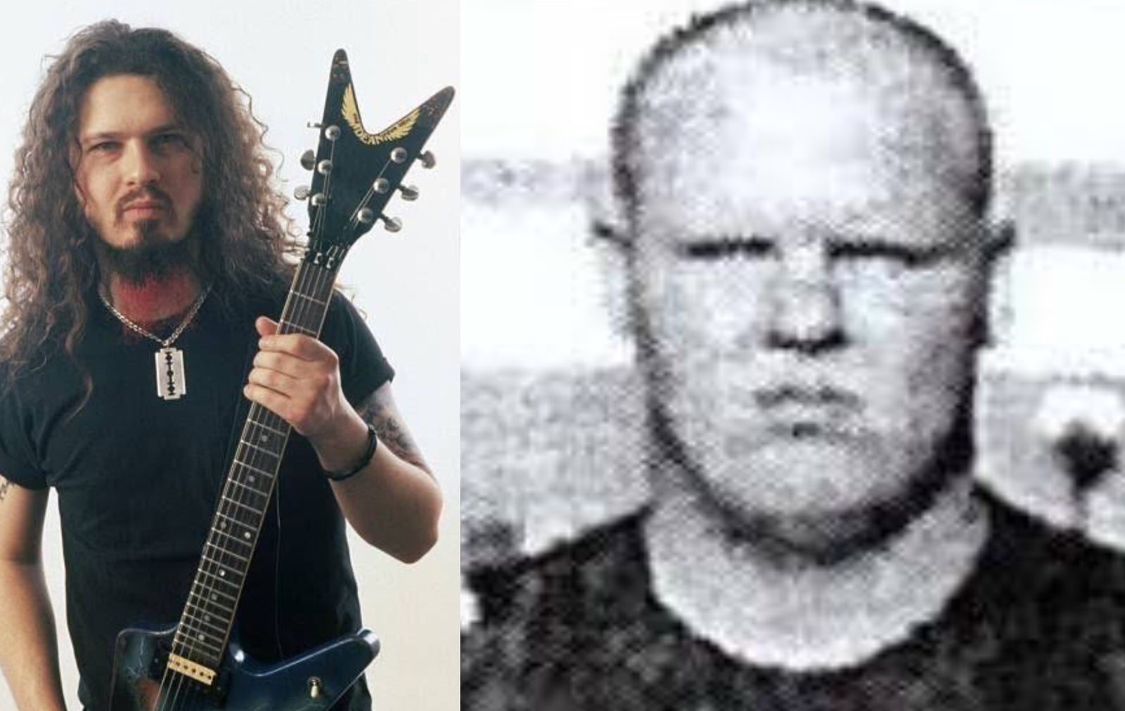 Potret Dimebag Darrell dan Nathan Gale