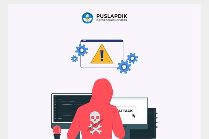 Ilustrasi peretasan pada Pusat Data Nasional yang mengakibatkan semua data pendaftar KIP Kuliah raib.